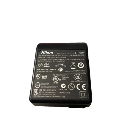 Adaptador carregador CA original Nikon EH-68P COOLPIX S3000 S4000 S6000 S8100 - Imagem 1 de 4