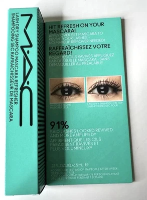 MAC Lash Dry Shampoo Mascara Refresher • Black 6.5mL Full Size, NEW Authentic - Image 1 of 4