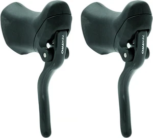 Tektro RL340 Rennrad Bremshebel Paar schwarz Drop Bar Aero Caliper Canti Set - Bild 1 von 10
