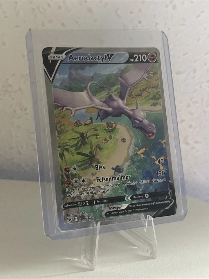 Aerodactyl V (Alternate Full Art) 180/196 Swsh11: Lost Origin Holo - Bild 1 von 4
