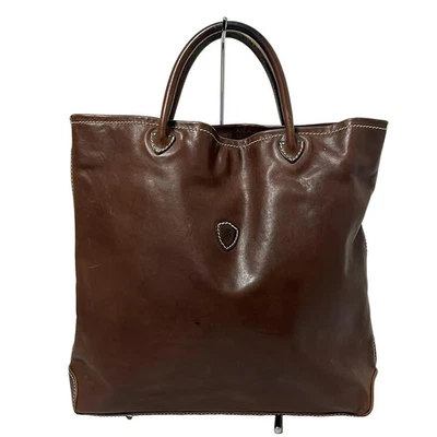 Auténtico bolso de mano Felisi - 00101 de cuero marrón oscuro Foto 1 de 4