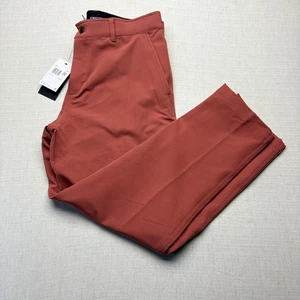 Nike Golf Mens Flex Vapor Pants Coral Red Size 36 x 32 DriFit DA2914-691 NWT - Picture 1 of 4