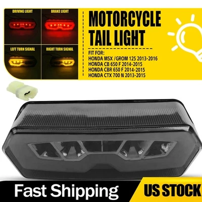 Luz de giro LED de freno trasera integrada para motocicleta HONDA CTX 700 N 2013-2015 Foto 1 de 4