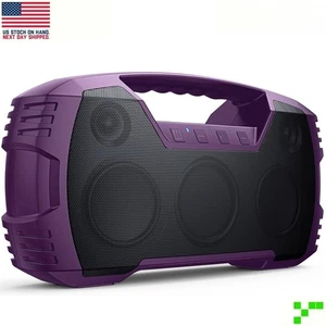 IPX7 Waterproof Bluetooth 5.0 Speaker 40W 32H Playtime Stereo Subwoofer Loud - Picture 1 of 6