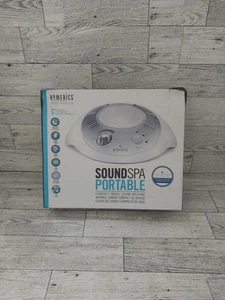 HOMEDICS SOUNDSPA MACCHINA AUDIO PORTATILE COMPATTA DA VIAGGIO 6 SUONI SCATOLA APERTA - Foto 1 di 4