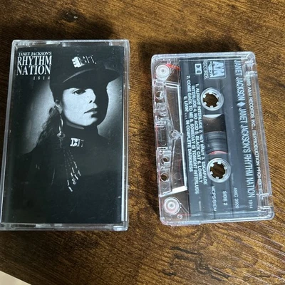 Janet Jackson Rhythm Nation 1814 Cassette tape tested excellent condition  Foto 1 de 4