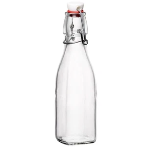 Wasserflasche Wein Likör Öl Glas Swing eckig 1 l - Bormioli  - Bild 1 von 1
