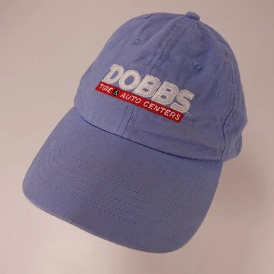 Sombrero de algodón azul ajustable Harriton Dobbs Tire Auto Centers para hombre Foto 1 de 4