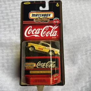 Vintage Collectible Matchbox 1:64 Coca-Cola 1955 Chevy Bel Air Hardtop Sealed 37981 - Bild 1 von 24