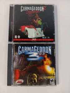 Carmageddon 2 CApocalypse Now & Carmageddon 3 TDR - CD-ROM PC - - Foto 1 di 9