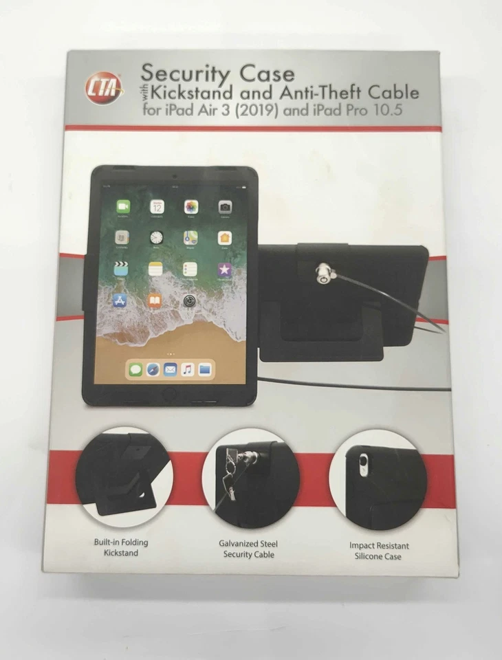 CTA Digital Anti-Theft Security Case for iPad Pro 10.5-inch PAD-SCKT Tablet - Image 1 of 1