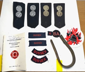 FEUERWEHRWACHE OFFIZIER RANGFOLIEN ABZEICHEN BAHNHOFSMEISTER ? Schulterklappen - Bild 1 von 7
