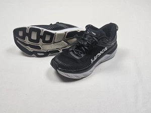 Scarpe Hoka donna 10 Bondi 7 nero bianco sneakers corsa solette superpiedi - Foto 1 di 12
