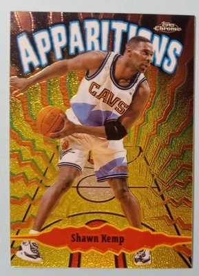 1998-99 США NBA Topps хром редкая специальные явления вставить карта Шон Кемп #A7 - Изображение 1 из 2