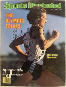 Steve Scott **Signatur / Autogramm** Sports Illustrated Cover Only - Bild 1 von 2