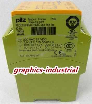 1PC New Pilz PNOZ X3 774318 Safety Relay PNOZ X3 774318 Expedited Shipping - Image 1 of 4