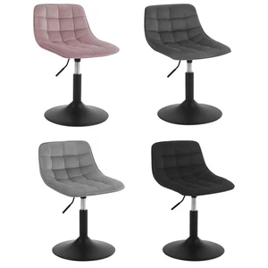 WOLTU Schminktisch Stuhl Sitzhocker Samt Höhenverstellbar Drehbar mit Rücklehne - Bild 1 von 25