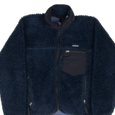 CHAQUETA POLAR VINTAGE PATAGONIA AZUL RETRO-X DEEP PILE AÑOS 90 XS HECHA EN EE. UU. Foto 1 de 4
