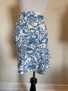 Missguided Damen Camirock elastischer Bund zum Überziehen Blumendruck 2 Winkelschnitte - Bild 1 von 3