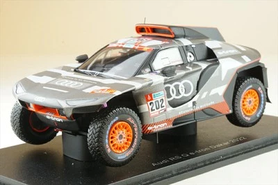 Spark 1/43 Audi RS Q e-tron #202 2022 Dakar Rally C. Sainz L. Cruz S3187 - Immagine 1 di 2
