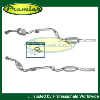 Premier Right Catalytic Converter + Fitting Kit Fits E-Class 2.6 2.8 3.2 4.3 - Image 1 of 4