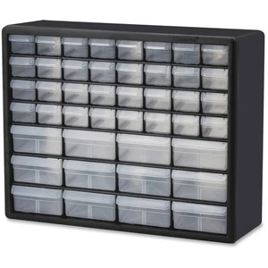 Akro-Mils Aufbewahrungsschränke 44 Schubladen 20"x6-3/8"x15-13/16" BK/GY 10144 - Bild 1 von 1