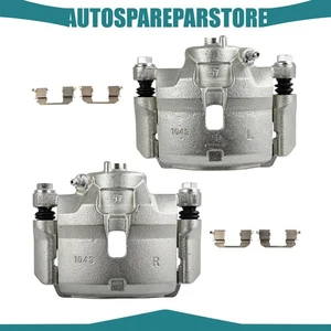 Front Pair Brake Calipers For 1993-97 Honda Accord 1997-1999 Acura CL w/ Bracket - Picture 1 of 21