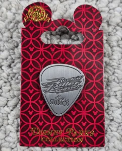 Neu Disney Parks Rock 'N Achterbahn Gitarren-Plektrum Hollywood Studios Pin - Bild 1 von 2