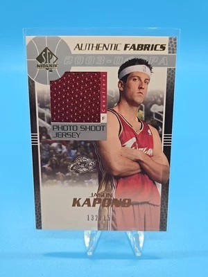 JASON KAPONO 2003-04 Upper Deck SP Authentic Fabrics 132/150 - Image 1 of 4
