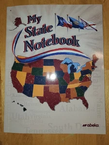 Abeka My State Notebook Book 4th Grade 4 Third Edition Learning Homeschool - Picture 1 of 2