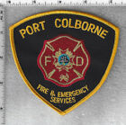 Port Colborne Fire & Emergency Services (Ontario, Canada) yellow Shoulder Patch