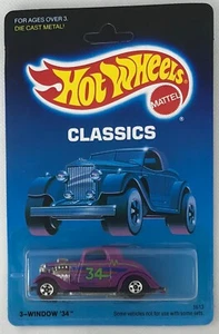 1989 Hot Wheels Classics Main Line 3 - Window ‘34 Ford #57 #3613 - Picture 1 of 2