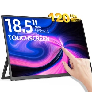 UPERFECT 18,5 Zoll 120Hz Touchscreen Monitor 1920x1080 Tragbarer PC Bildschirm - Afbeelding 1 van 12