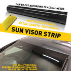 Black 10*60inch Window Windshield Banner Vinyl Decal Sun Visor Strip Universal
