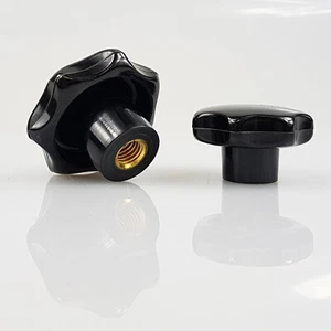 Sterngriff DIN 6336 K Ø63 M12 Duroplast Messing - Picture 1 of 2