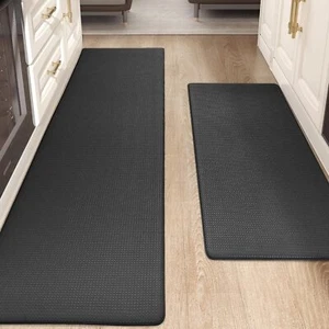 Kitchen Rug, 2 Piece Kitchen Rug Kitchen Floor Mats, Cushioning Anti Fatigue - Picture 1 of 8