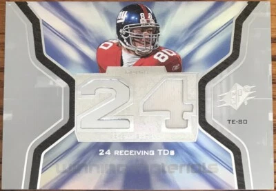 2007 SPx Winning Materials Stat Jeremy Shockey #WMS-JS2 New York Giants - Image 1 of 2
