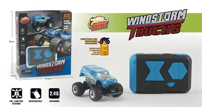 RC Micro 1/64 MONSTER TRUCK W/ Turbo Micro RC Truck 2.4ghz *BLIZZARD* - Image 1 of 4