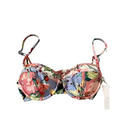 NUEVO NUEVO CON ETIQUETAS Zimmermann Bellitude Sujetador Balcón Natación Top Talla XS A/B Foto 1 de 4
