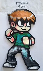 SCOTT PILGRIM BEAD SPRITE PERLER ART PROTAGONIST VS WORLD SPIEL GRÜN - Bild 1 von 1