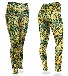 Zubaz Green Bay Packers Women's Size M or L Leggings C1 4188 Cover