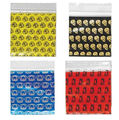 DIME BAGS 1000pc  2"x 2" ziplock baggies WE CHOOSE STYLES  (100pc x 10 packs) - Image 1 of 4