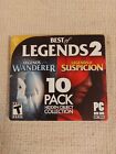 Best Of Legends 2 Wanderer & Suspicion 10 Pack Hidden Object Pc Dvd/rom Game New
