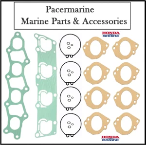 Honda Genuine BF75A BF90A Carburettor & intake Gasket Set - Picture 1 of 2