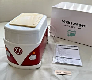 Volkswagen Official Original Mini Bus Toaster Set Red Japan Limited W/BOX NEW - Picture 1 of 19