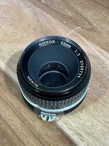 Vintage Nikon Nikkor 50mm f2 AI Lens - Picture 1 of 10