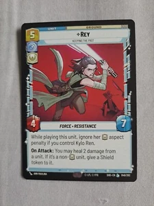 Star Wars Unlimited Rey Keeping the Past Shadows of the Galaxy Legendary 046/262 - Foto 1 di 1