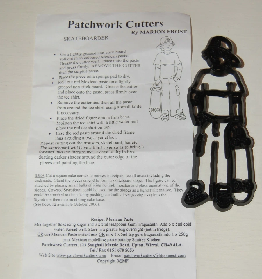 Patchwork Cutter by Marion Frost - Skateboarder - Image 1 of 1