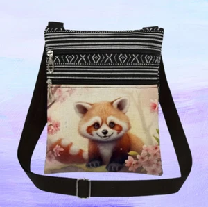 RED PANDA Colourful Boho Adjustable Shoulder Bags - Picture 1 of 7