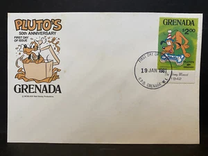 GRENADA, 1980s, DISNEY Cachet FDCs, First Day Covers - Picture 1 of 2